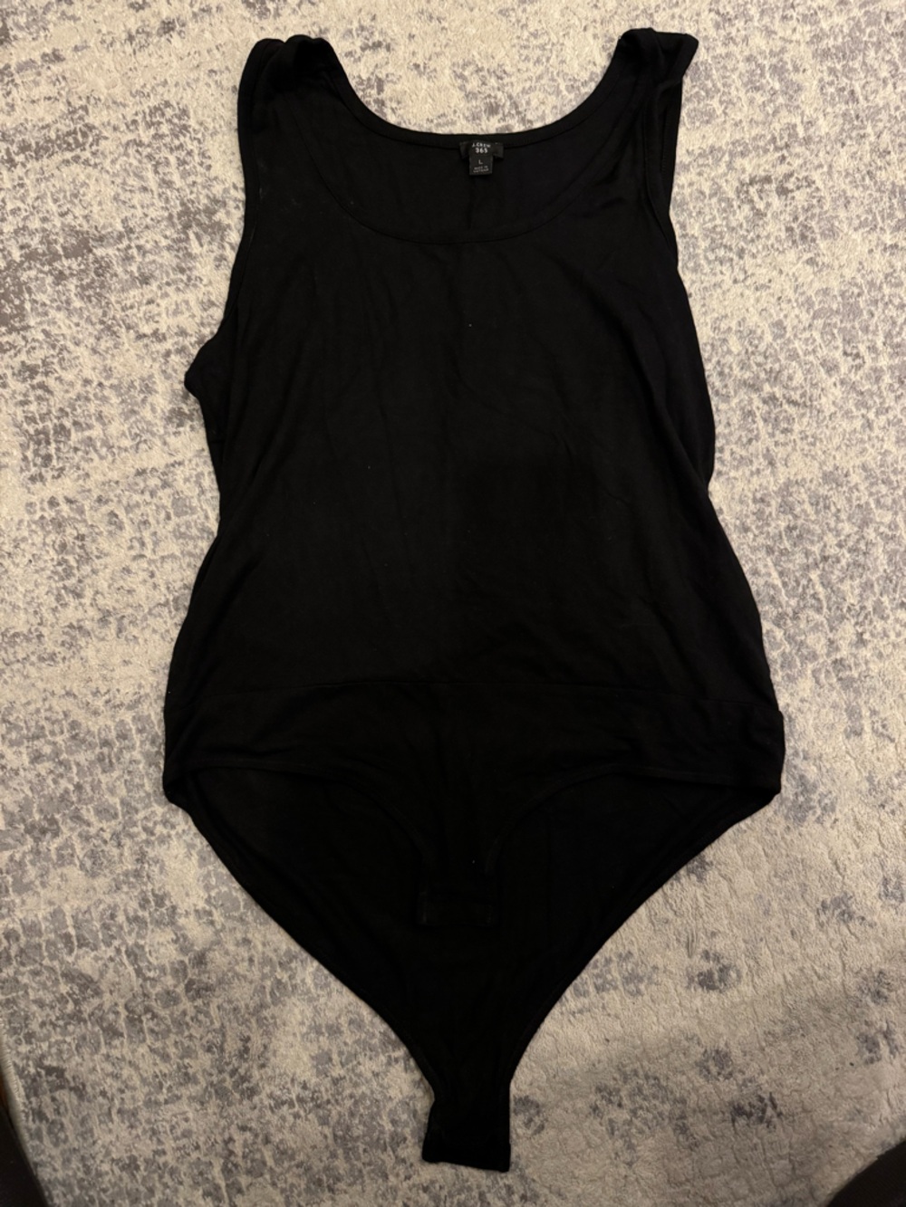 J. Crew 365 Black Sleeveless Bodysuit